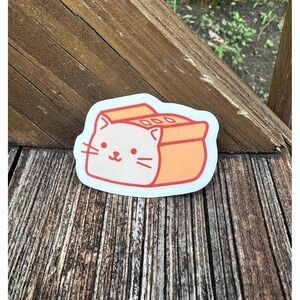 Cat Loaf Bread Vinyl Sticker for Laptops, Kitten, Kitty, Laptop Sticker, Phone